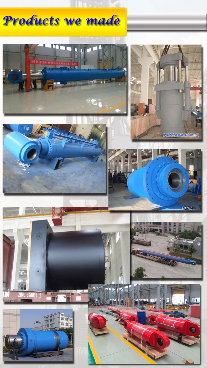 Stainless Large Hydraulic Hoist Cylinder for Ship and Dam Gate with Sensors