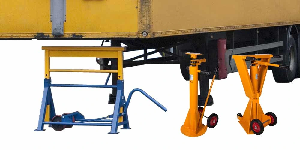 Tj60b Ratchet Beam Trailer Safety Support Trailer Stabilizer Jack Stand with Max Height 1450mm