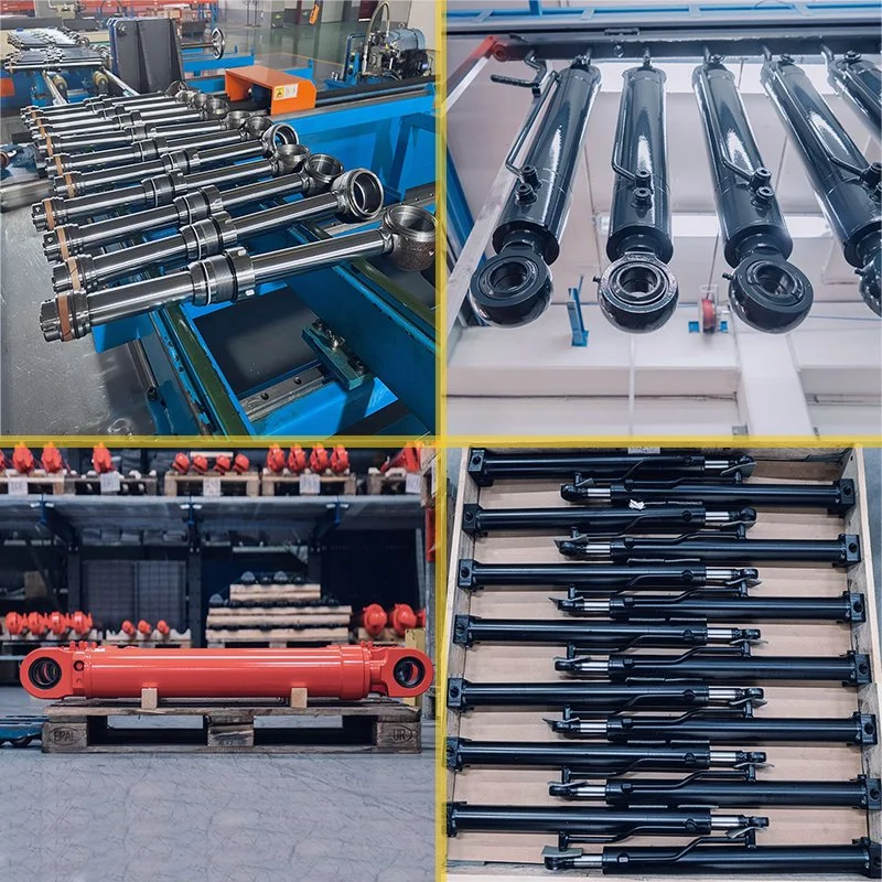 Manufacturer Price Long Stroke 30 50 Ton Press Mini Small Large Lift Double Single Acting Piston Ryco Parker Types Telescopic Hydraulic Cylinder for Sale