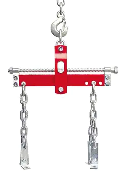 2000lbs Adjustable Engine Load Leveler Cranking Engine Hoist Leveler Sling with Hook for Shop Crane 