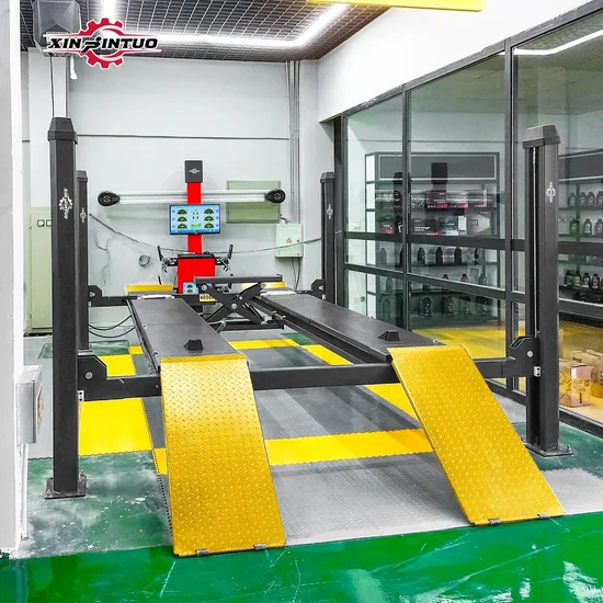 Xinjintuo Tire Changer Combo Car Garage Equipment 3D Car Wheel Alignment One Station Auto Service Machine and Tools 