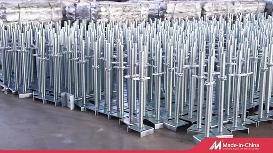 Hot DIP Galvanized Scaffolding Jack Base with U Head for Building Construction Project