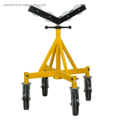 Hot Sale Big Pipe Jack Stand Pipe Support with Wheel