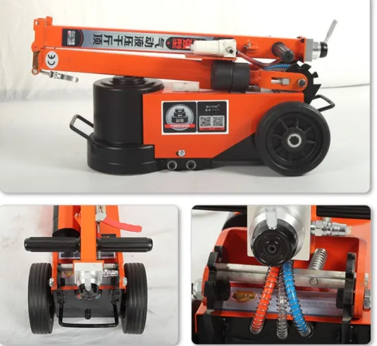 Two Stage Floor Truck Lifter Jack Pneumatic 100 Ton Air Hydraulic Jack
