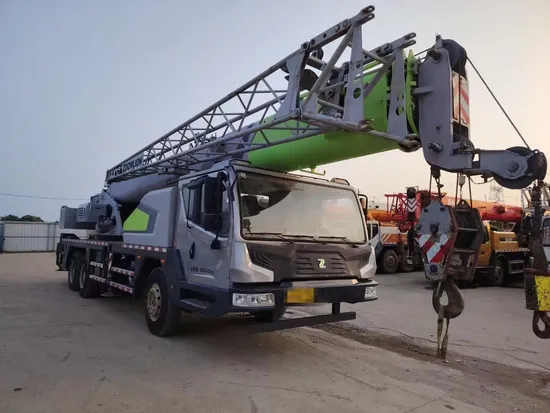 Used Zoomlion Ztc550 Mobile Crane 55 Ton Truck 50 25 100 70 Ton Loading Capacity Featuring Core Engine Pump Motor Gearbox 