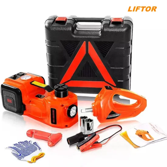 Liftor 2ton 3ton 5ton 10ton 12V Mechanical Screw Hydraulic Bottle Jack Electric Poratable Car Floor Air Jack Stand Hand Tool Supplier for Tire Replacement 