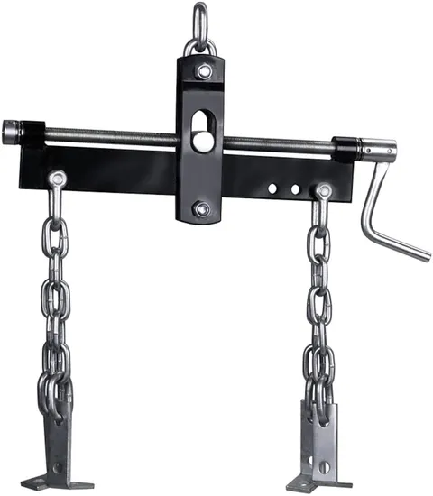 2 Ton (4000lbs) Engine Hoist/Shop Crane/Cherry Picker Load Leveler with Chains 