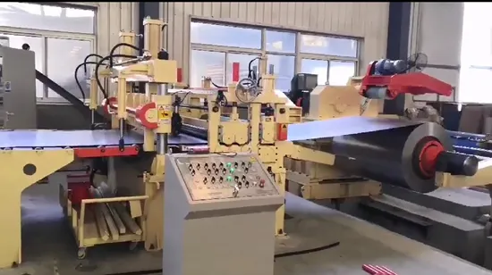 ESL Series Auto Machine Aluminum Resistant Plate Slitting Line for Thick Material 